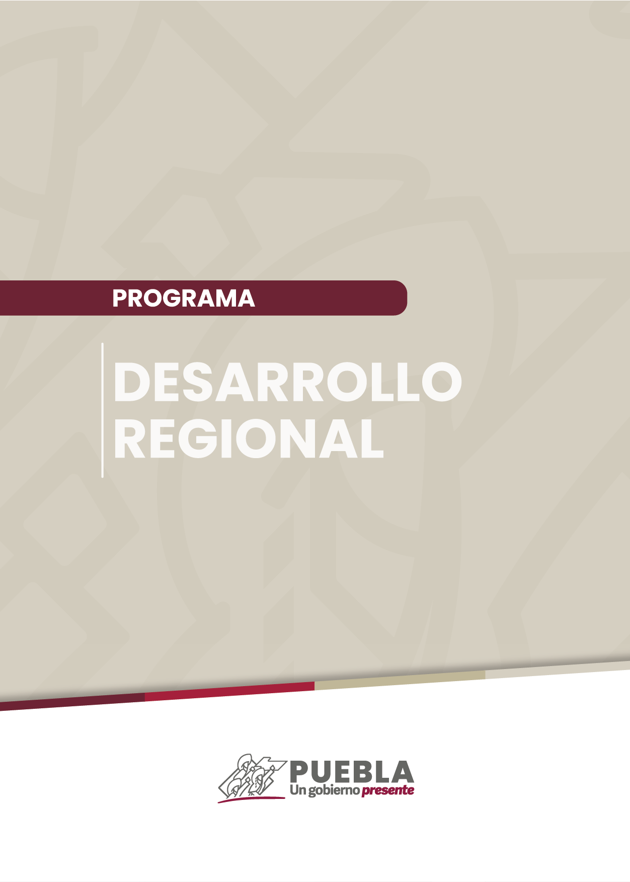 Portada del Programa Desarrollo Regional